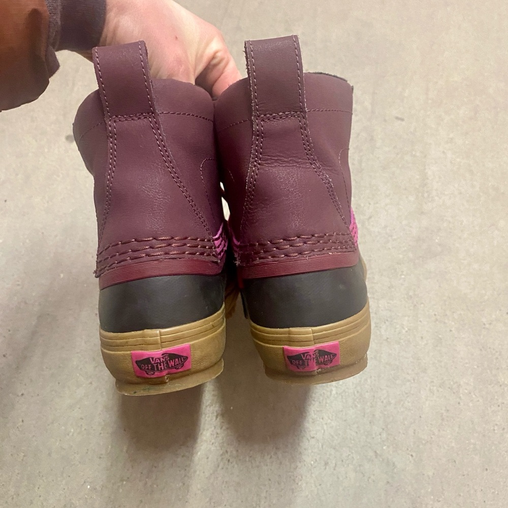 Vans Pink and Brown Winter Boots - Picture 10 of 11